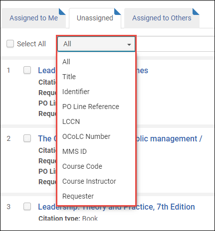 Added Search Criteria.